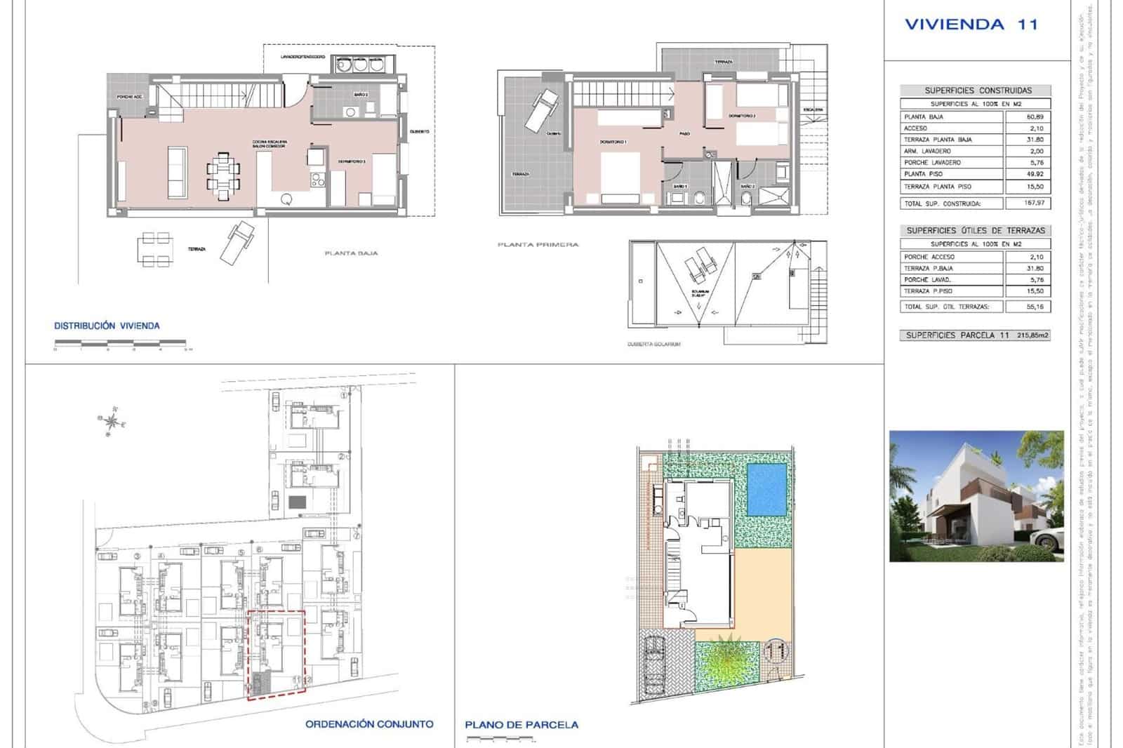 3 camera da letto Villa in vendita in La Marina con piscina - 595.000 € (Rif: 8977148)