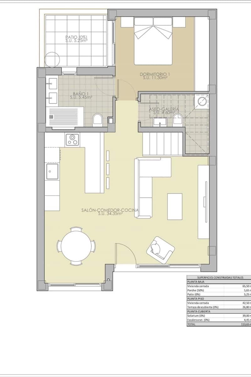 3 sovrum Hus till salu i Rojales med pool - 365 900 € (Ref: 8990086)