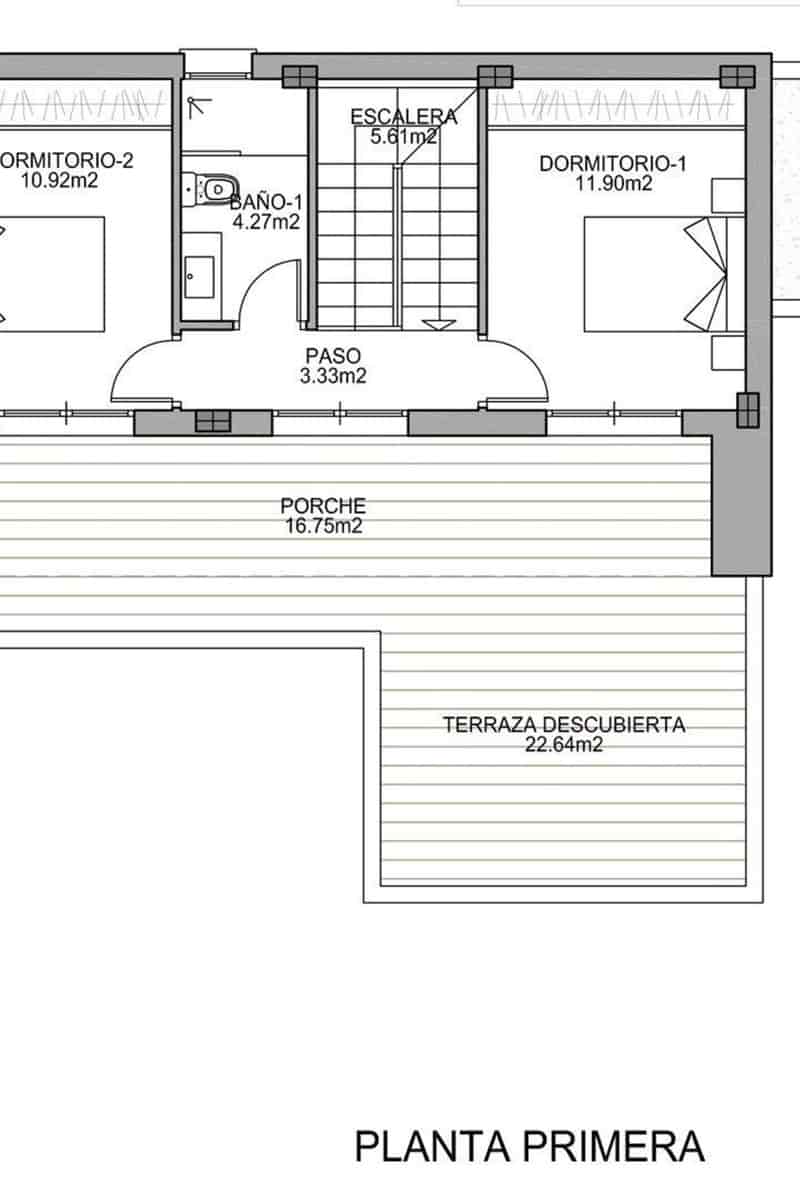 3 makuuhuone Huvila myytävänä paikassa Benijofar mukana uima-altaan - 531 000 € (Ref: 8997377)