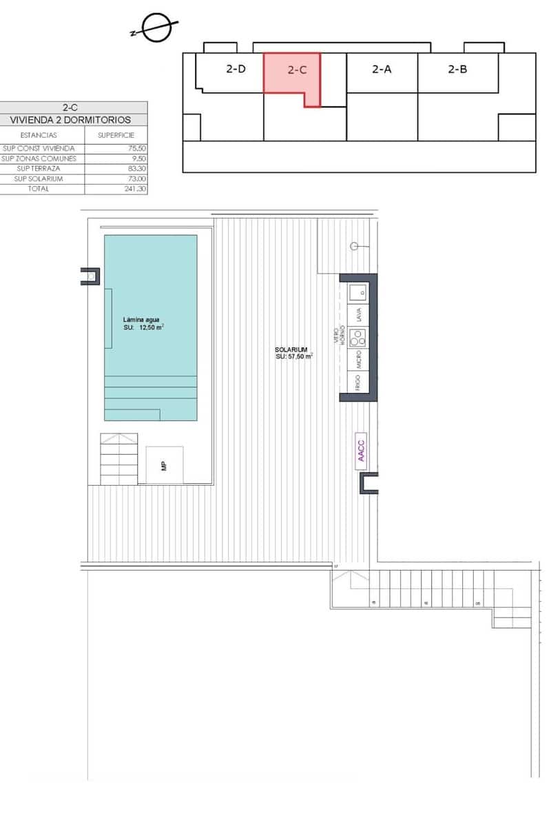 2 Zimmer Apartment zu verkaufen in Benijofar mit Pool - 441.000 € (Ref: 9000695)