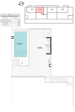 2 makuuhuone Huoneisto myytävänä paikassa Benijófar mukana uima-altaan - 441 000 € (Ref: 9000695)