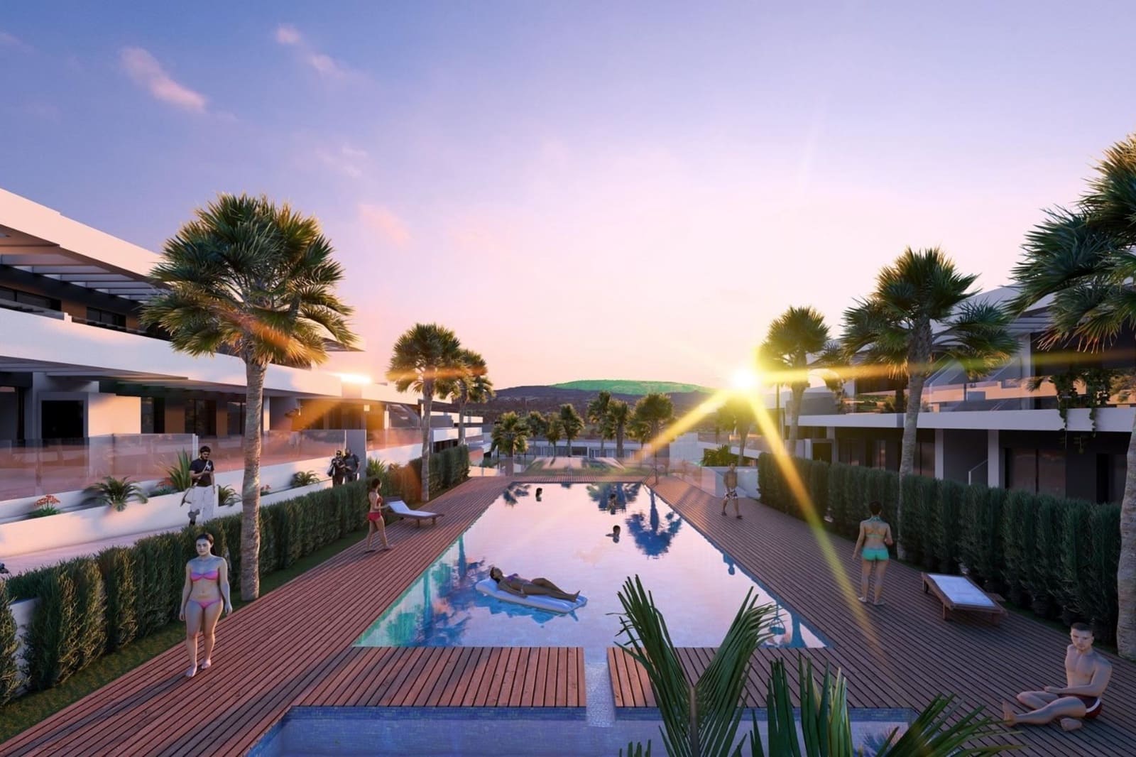 2 soveværelse Lejlighed til salg i Algorfa med swimmingpool - € 300.000 (Ref: 9005966)