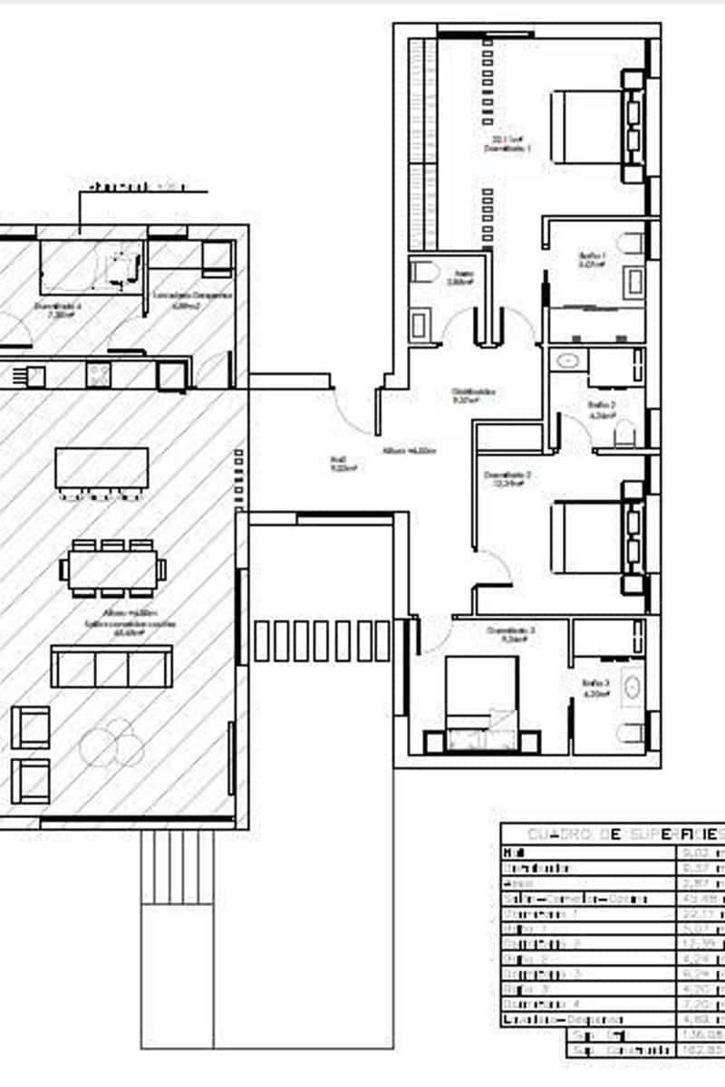 4 makuuhuone Huvila myytävänä paikassa Algorfa mukana uima-altaan - 995 000 € (Ref: 9009351)