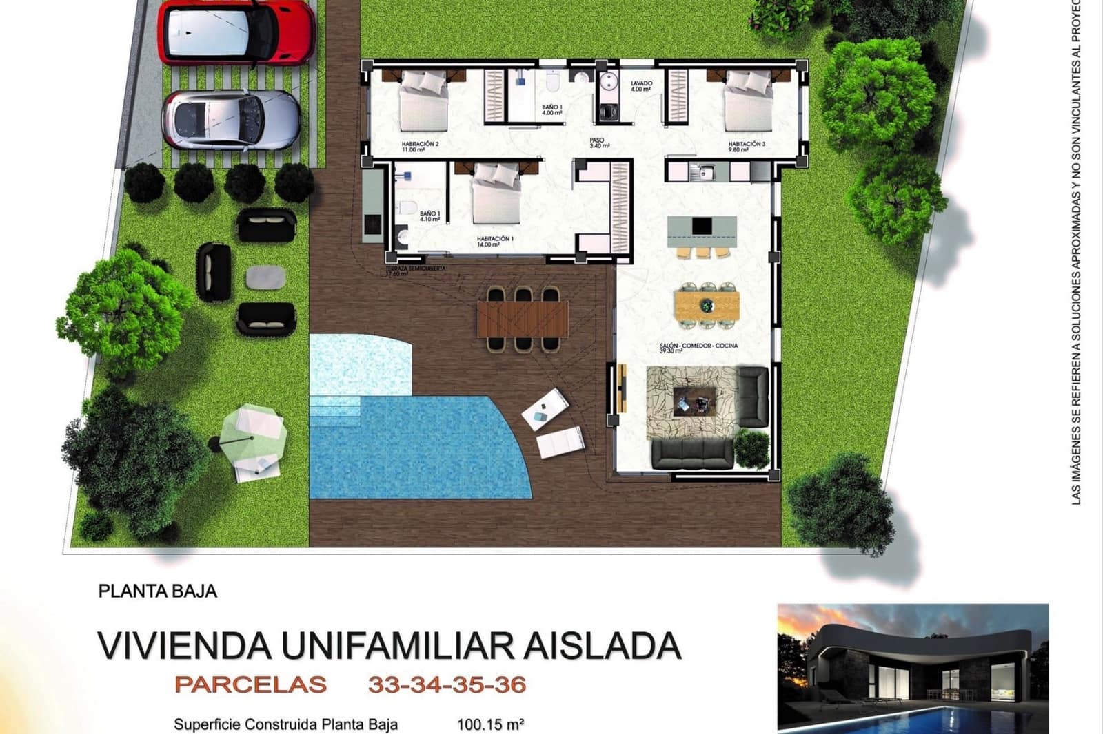 3 makuuhuone Huvila myytävänä paikassa Los Montesinos mukana uima-altaan - 519 000 € (Ref: 9019256)