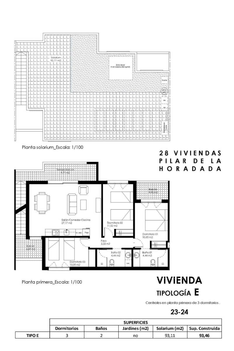 3 camera da letto Appartamento in vendita in Pilar de la Horadada con piscina - 285.000 € (Rif: 9131361)