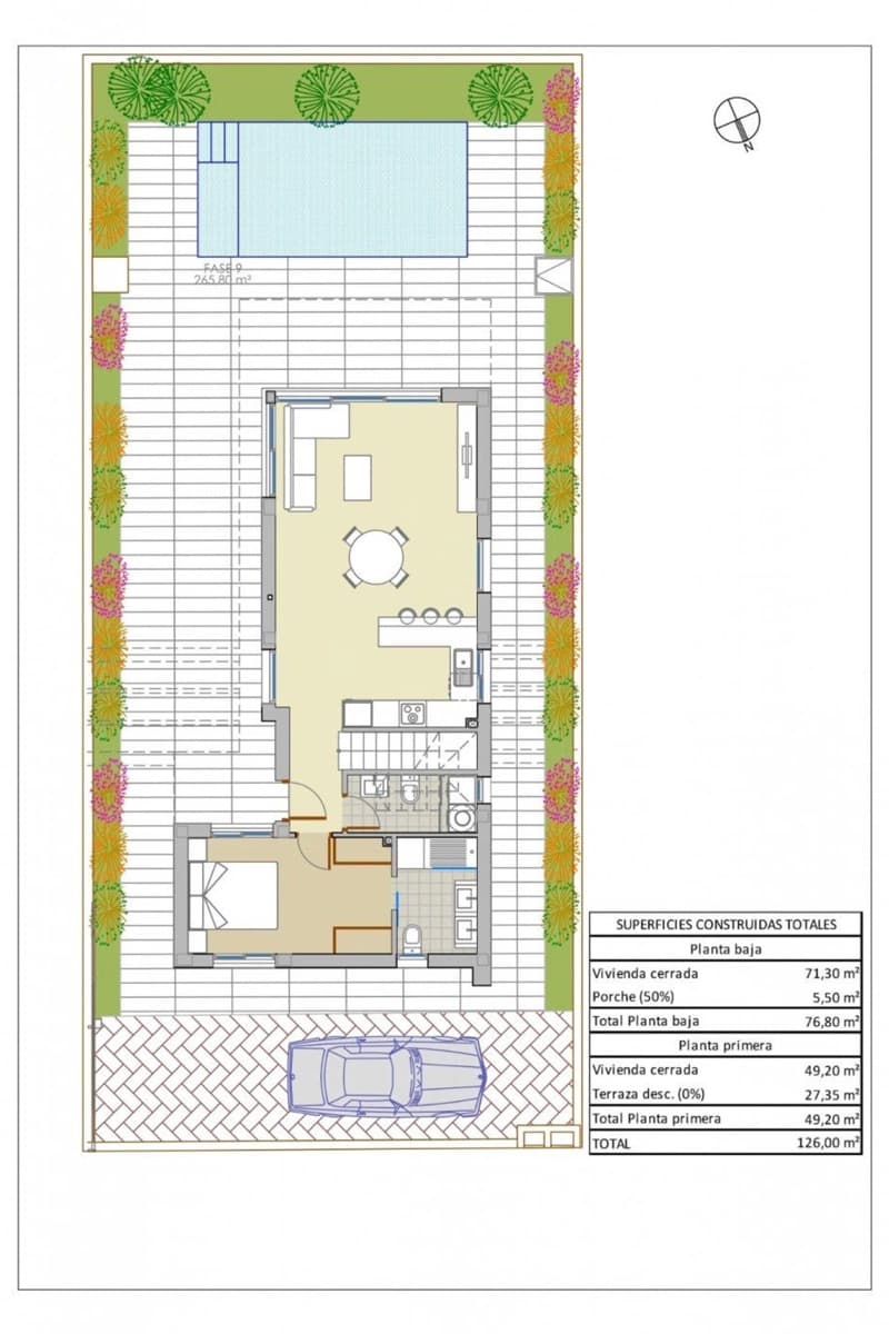 3 bedroom Villa for sale in Pinar de Campoverde with pool - € 460,000 (Ref: 9175681)