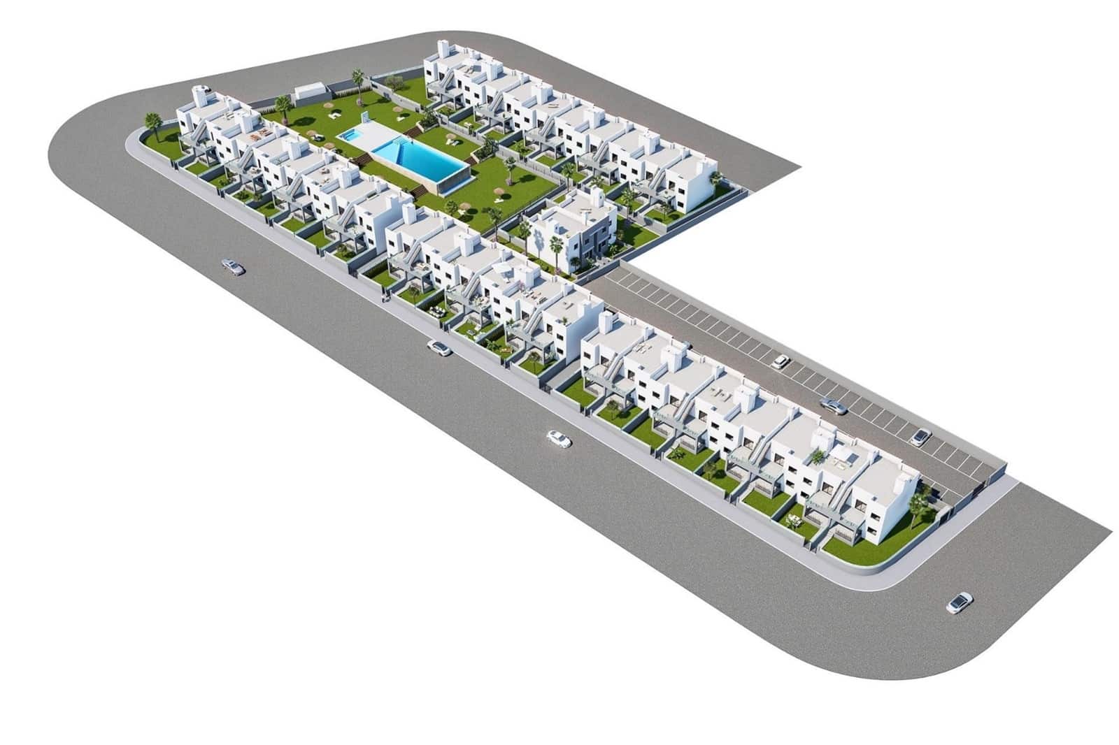 2 sovrum Lägenhet till salu i San Miguel de Salinas med pool - 243 800 € (Ref: 9186128)