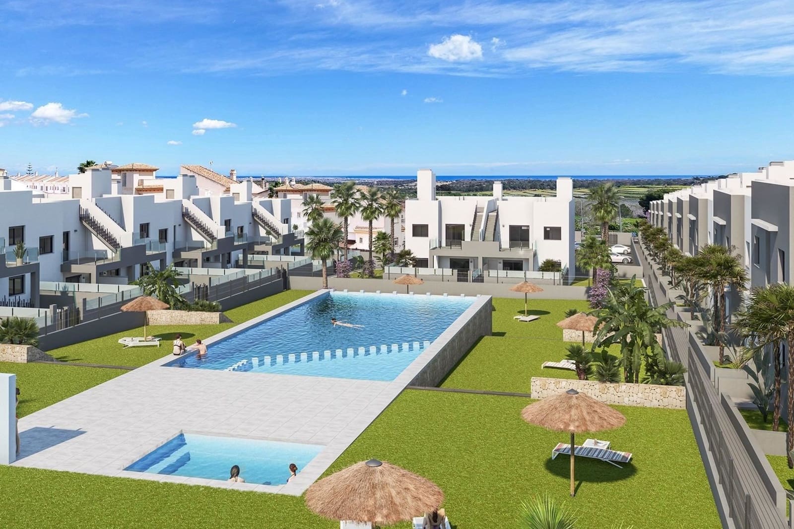 2 sovrum Lägenhet till salu i San Miguel de Salinas med pool - 243 800 € (Ref: 9186128)