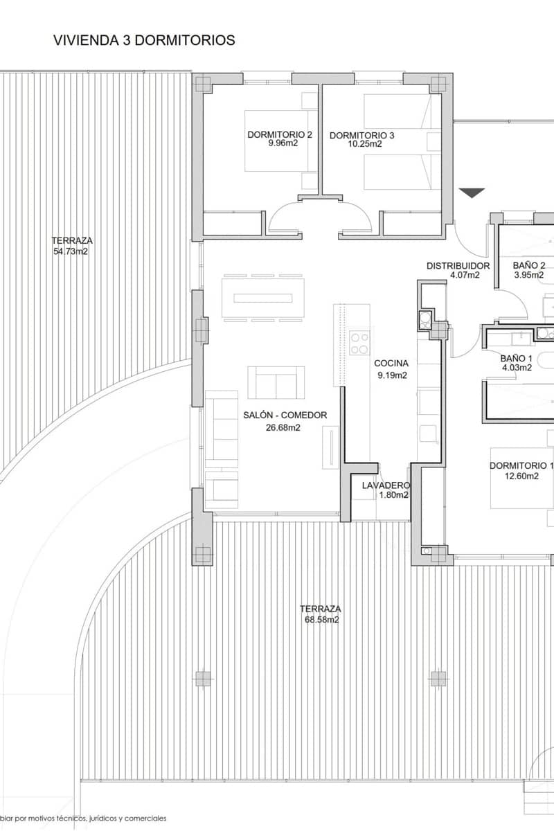 3 soveværelse Lejlighed til salg i Los Dolses med swimmingpool - € 360.000 (Ref: 9340097)