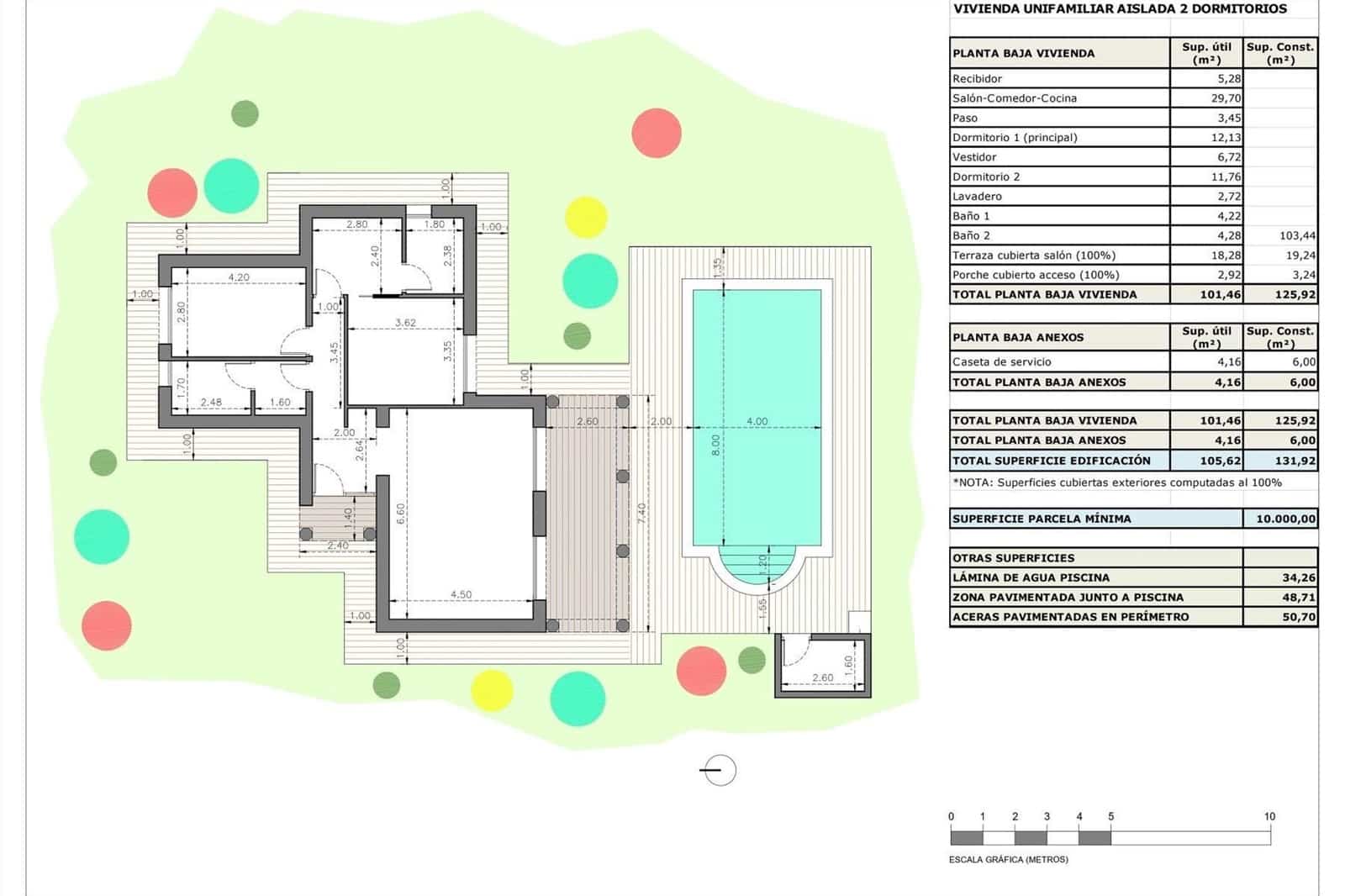 2 sovrum Villa till salu i Pinoso med pool - 346 500 € (Ref: 9369366)
