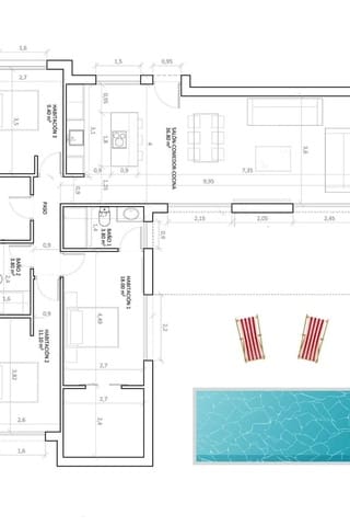 3 sovrum Villa till salu i Hondón de las Nieves med pool - 349 900 € (Ref: 9394414)