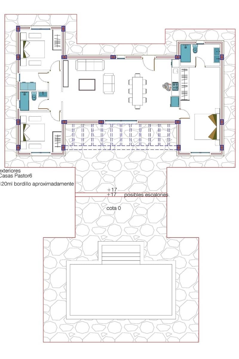 3 bedroom Villa for sale in Pinoso with pool - € 356,000 (Ref: 9420477)