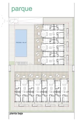 3 sovrum Hus till salu i Bigastro med pool - 219 000 € (Ref: 9420478)