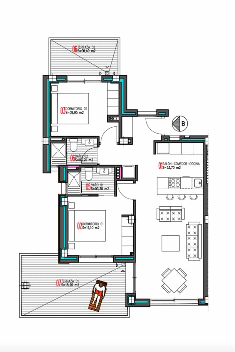 2 bedroom Apartment for sale in Torrevieja - € 289,900 (Ref: 9475015)