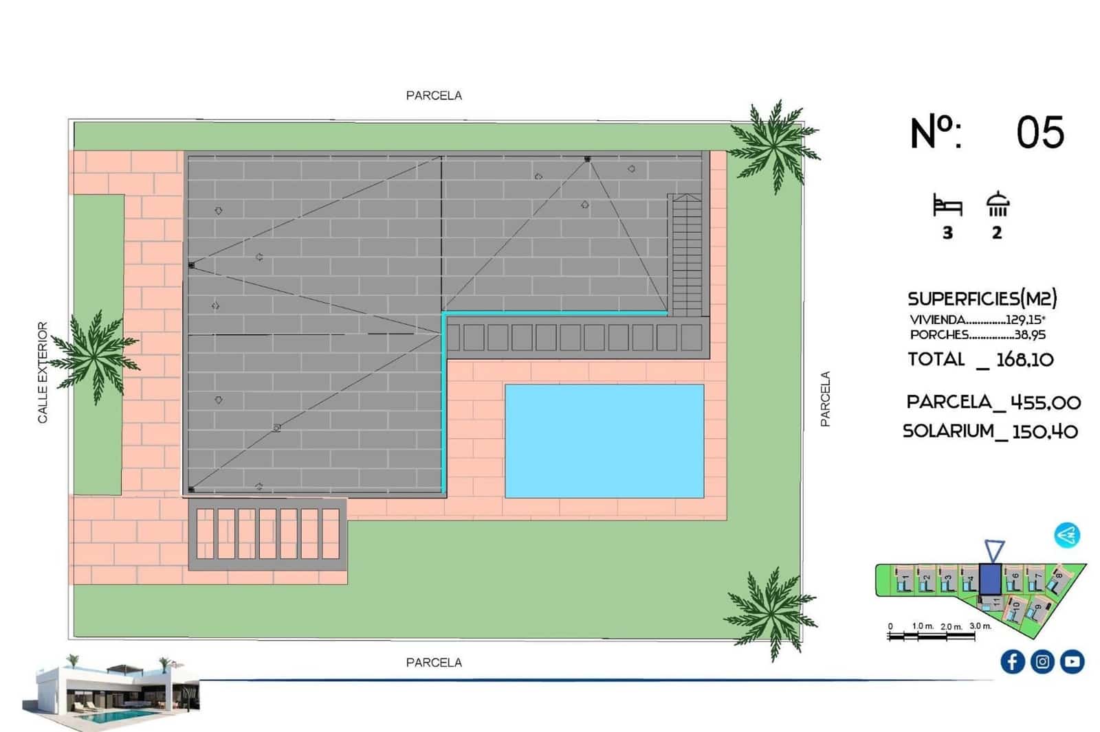 3 bedroom Villa for sale in Algorfa with pool - € 670,000 (Ref: 9480636)