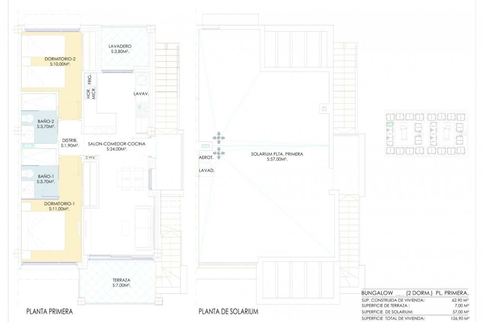 Apartamento de 2 habitaciones en Los Balcones en venta con piscina - 315.000 € (Ref: 9510204)