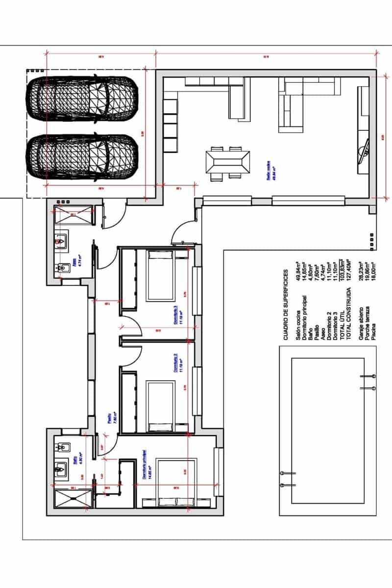 Chalet de 3 habitaciones en Alicante / Alacant ciudad en venta con piscina - 385.000 € (Ref: 9535126)