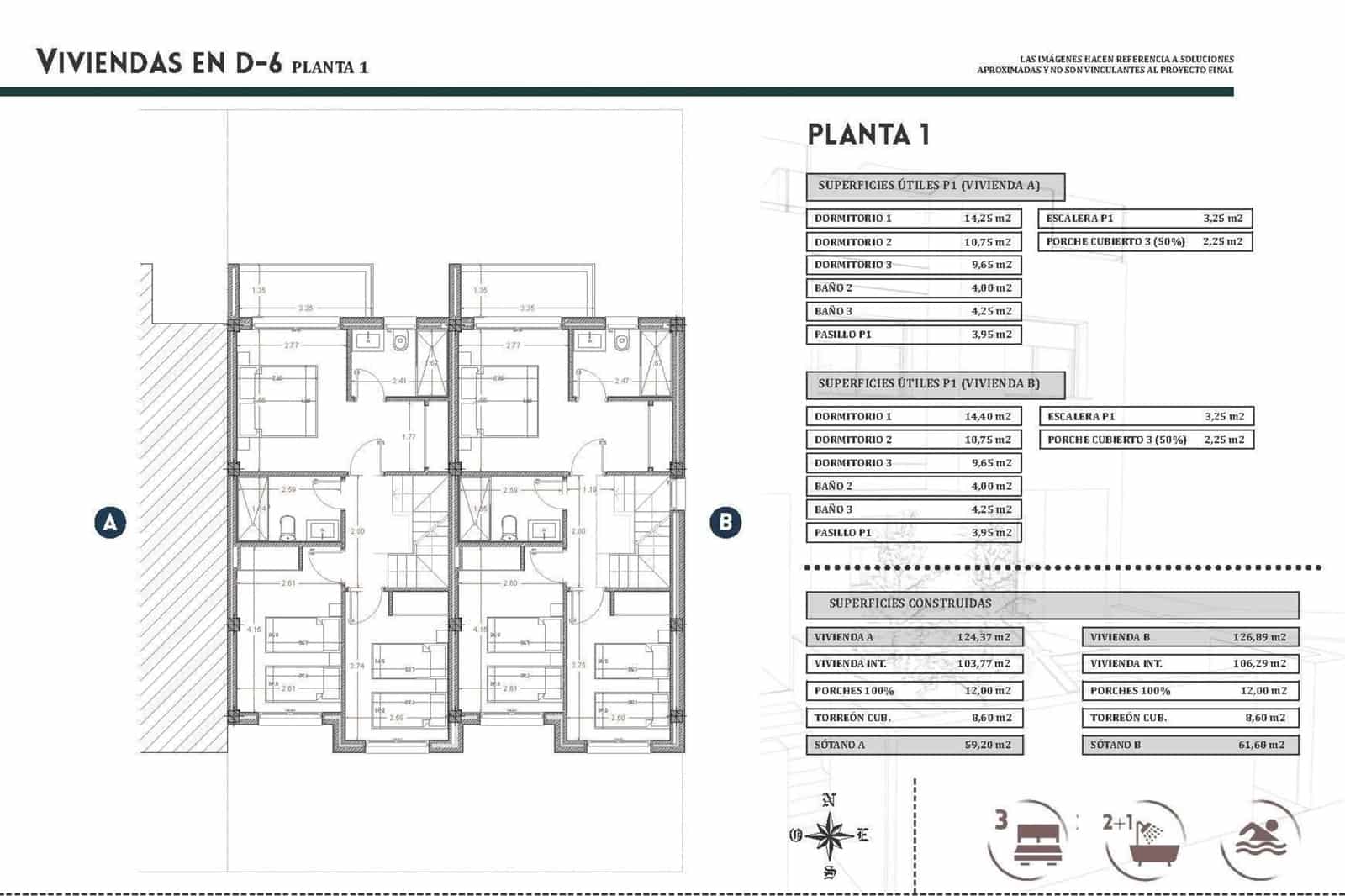3 soverom Hus til salgs i Bigastro med svømmebasseng - € 250 000 (Ref: 9598091)