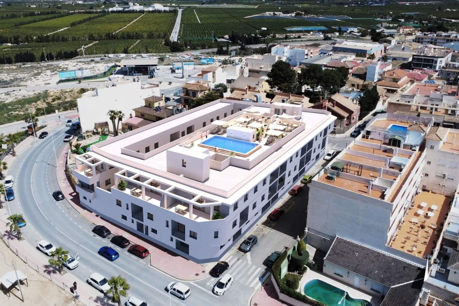 Apartamento de 2 habitaciones en San Miguel de Salinas en venta con piscina - 155.000 € (Ref: 9611989)