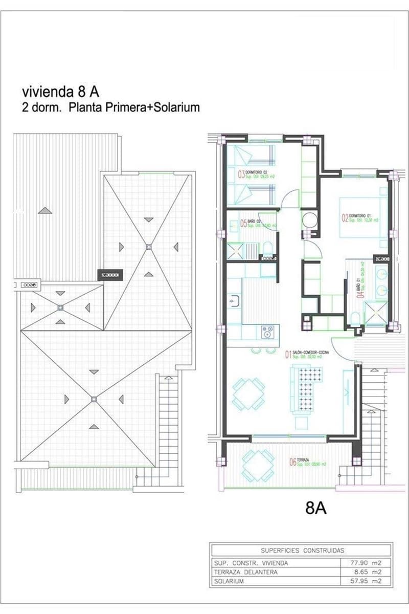 2 soveværelse Byhus til salg i Los Balcones med swimmingpool - € 340.000 (Ref: 9634930)