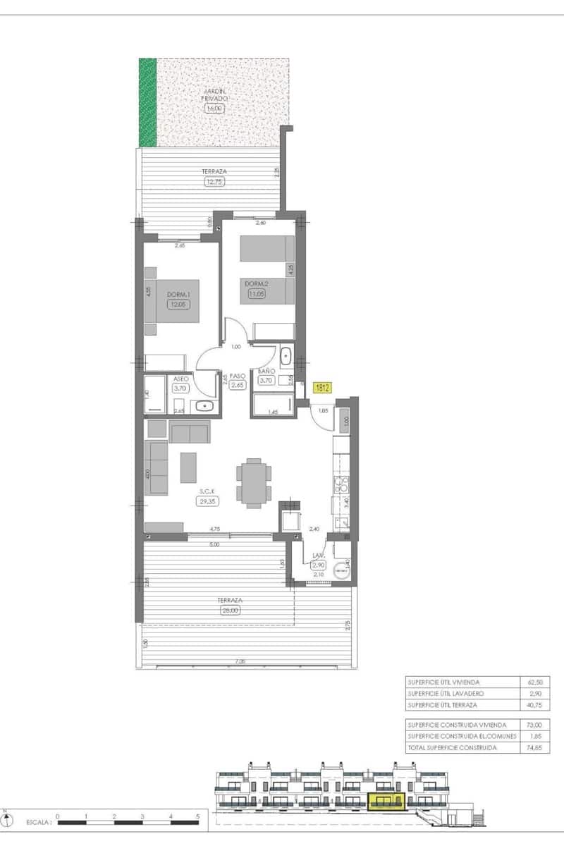 2 soverom Hus til salgs i Algorfa med svømmebasseng - € 299 000 (Ref: 9665290)