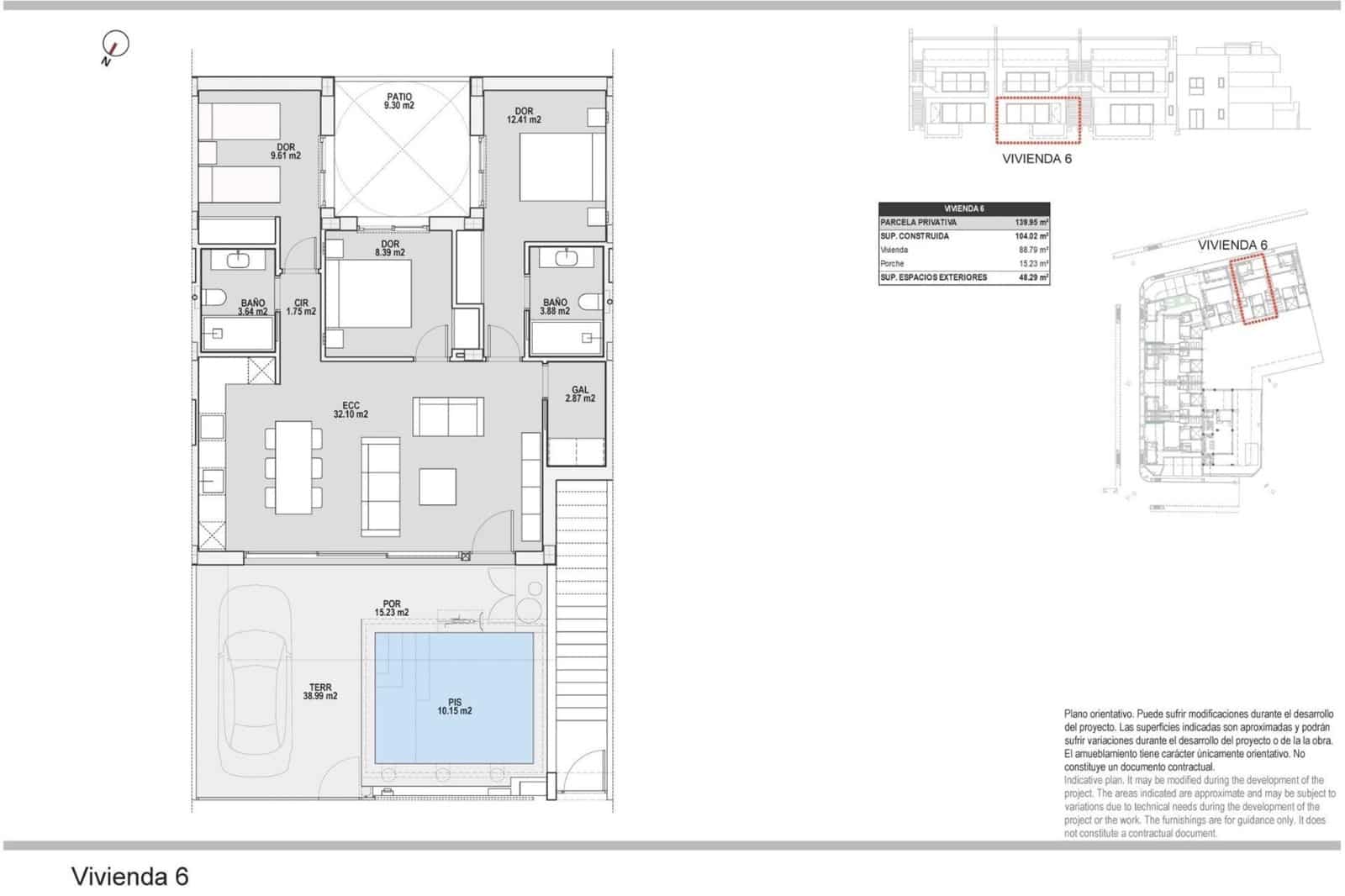 3 Zimmer Apartment zu verkaufen in Pilar de la Horadada mit Pool - 264.900 € (Ref: 9665389)