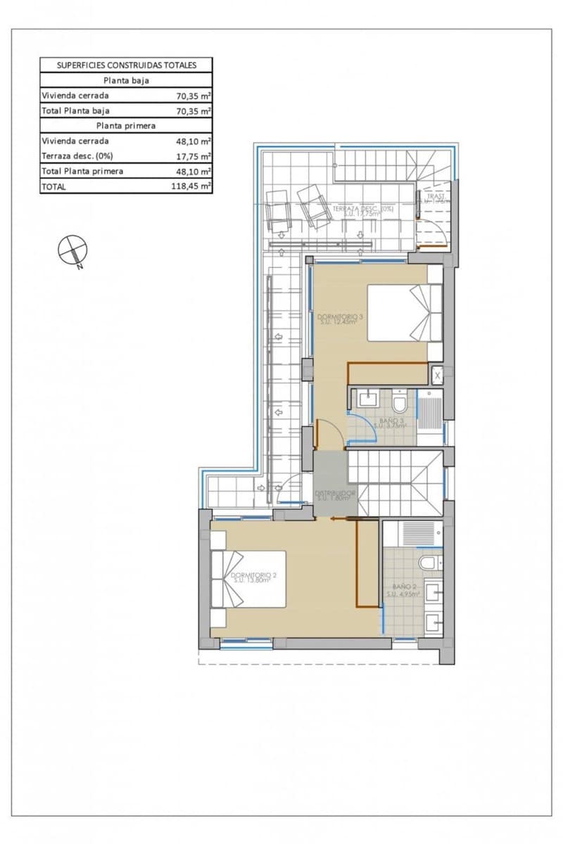 3 Zimmer Villa zu verkaufen in Pinar de Campoverde mit Pool - 399.000 € (Ref: 9675089)