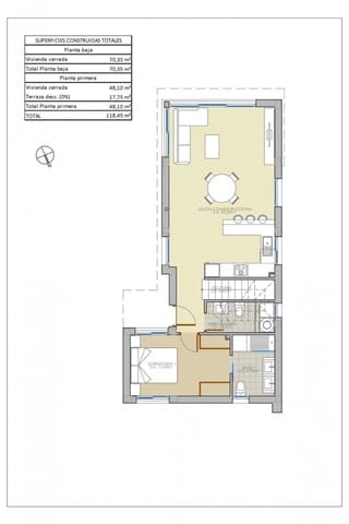 3 Zimmer Villa zu verkaufen in Pinar de Campoverde, Pilar de la Horadada mit Pool - 399.000 € (Ref: 9675089)