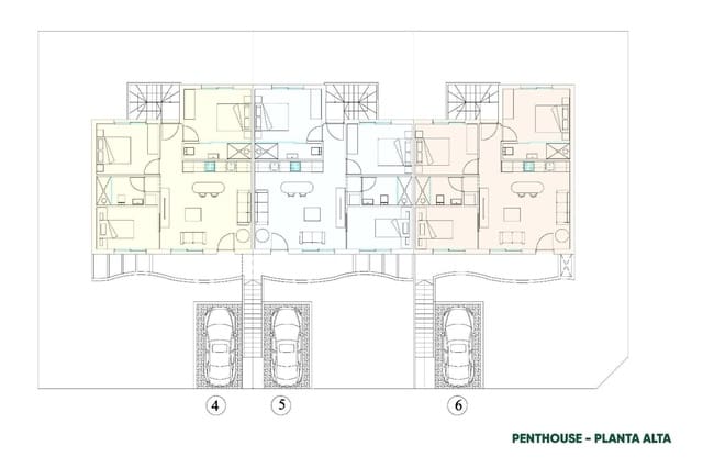 3 sovrum Lägenhet till salu i Pilar de la Horadada ciudad, Pilar de la Horadada med pool - 369 900 € (Ref: 9708081)