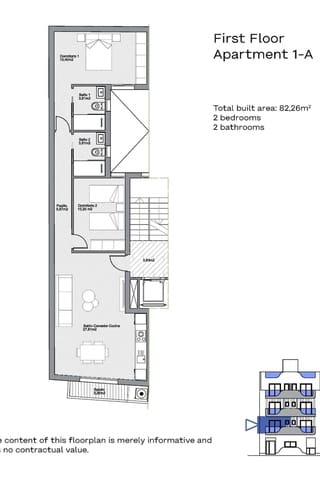 2 slaapkamer Appartement te koop in El Molino, Torrevieja met zwembad - € 259.000 (Ref: 9709063)
