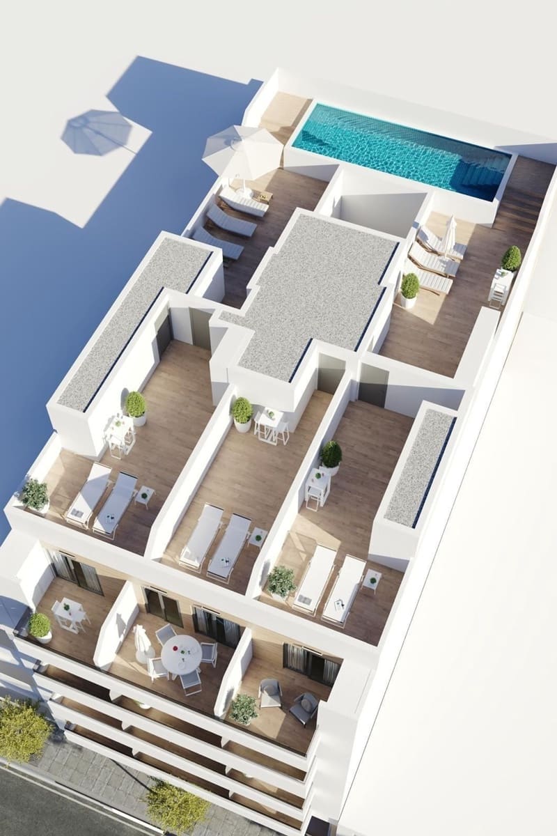 3 sypialnia Apartament na sprzedaż w Torrevieja z basenem - 279 000 € (Ref: 9709065)