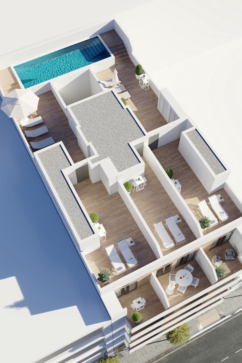 3 sypialnia Apartament na sprzedaż w Torrevieja z basenem - 279 000 € (Ref: 9709065)
