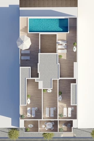 3 sypialnia Apartament na sprzedaż w El Molino, Torrevieja z basenem - 279 000 € (Ref: 9709065)