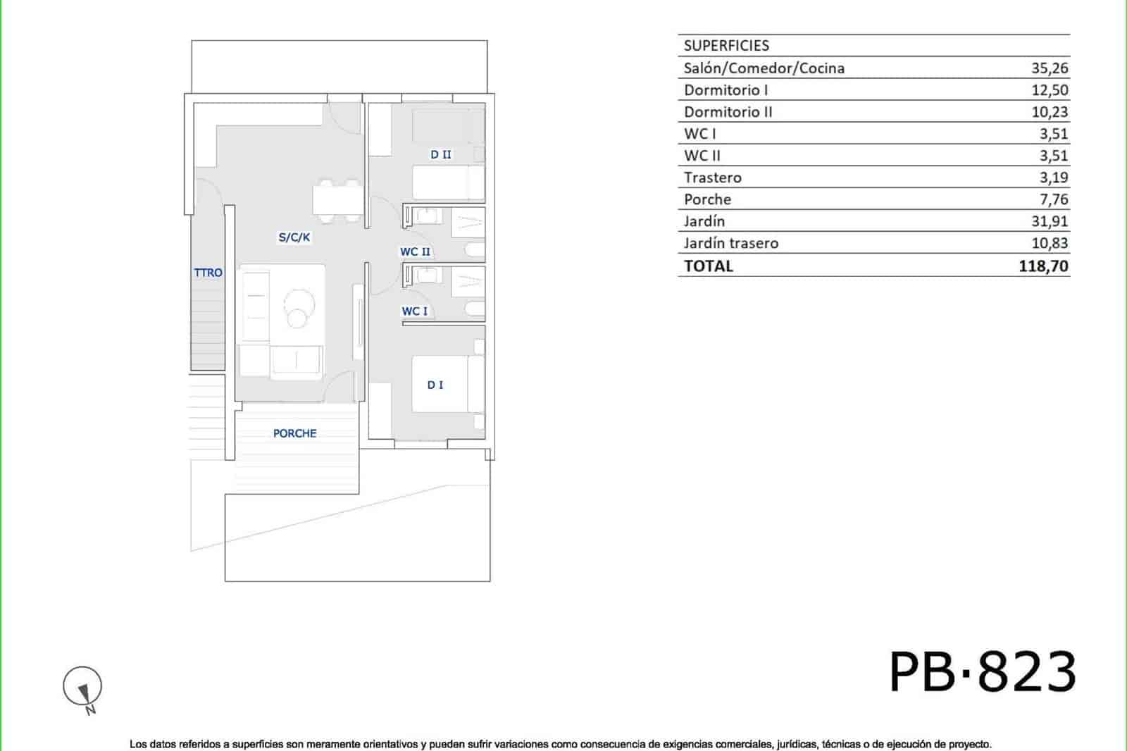 2 Zimmer Apartment zu verkaufen in San Miguel de Salinas mit Pool - 219.900 € (Ref: 9771995)
