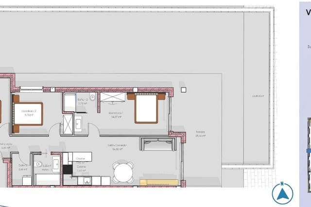 Apartamento de 3 habitaciones en El Raso, Guardamar del Segura en venta con piscina - 340.000 € (Ref: 9798135)