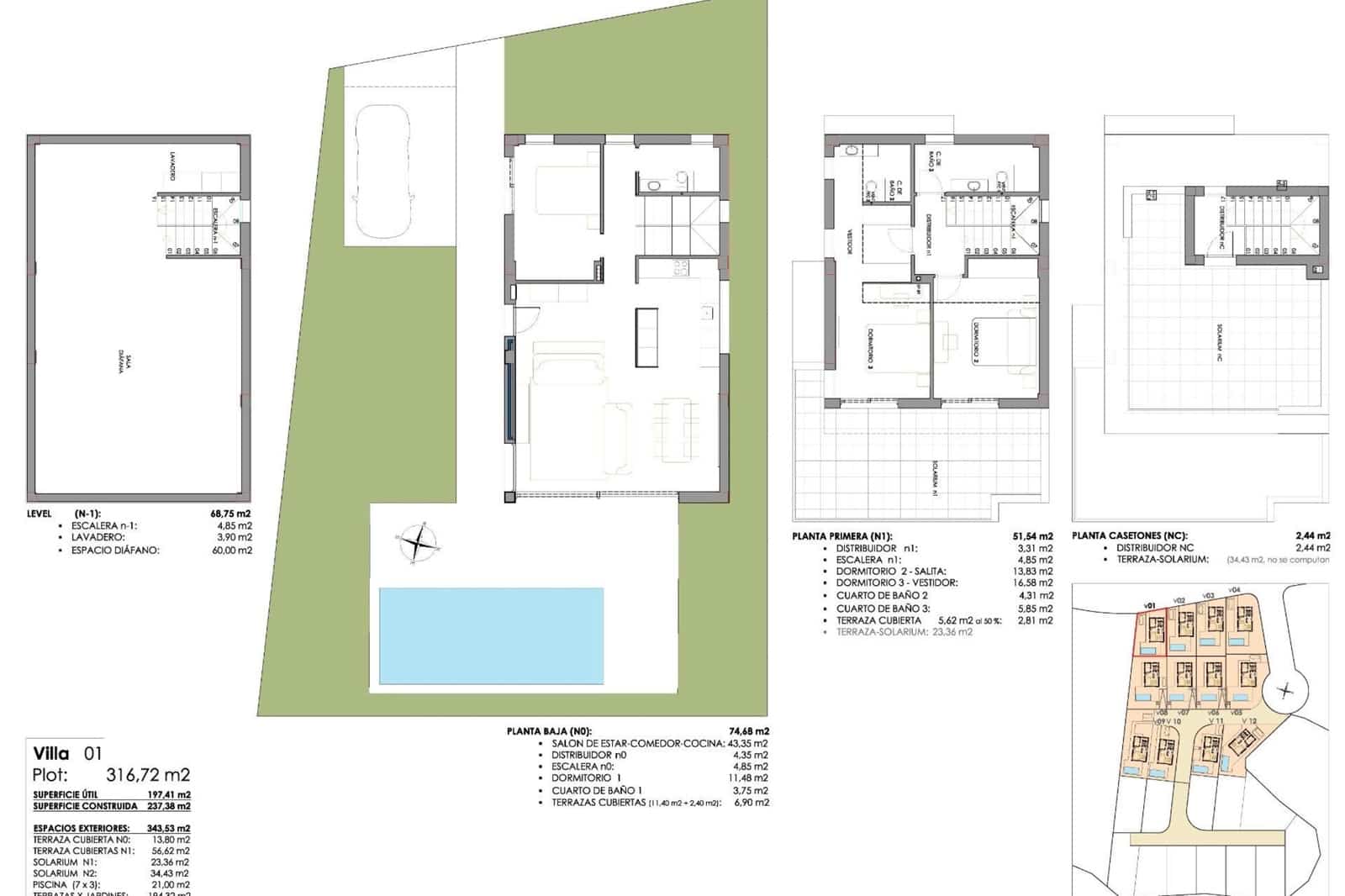 4 camera da letto Villa in vendita in San Miguel de Salinas con piscina - 1.000.000 € (Rif: 9839838)