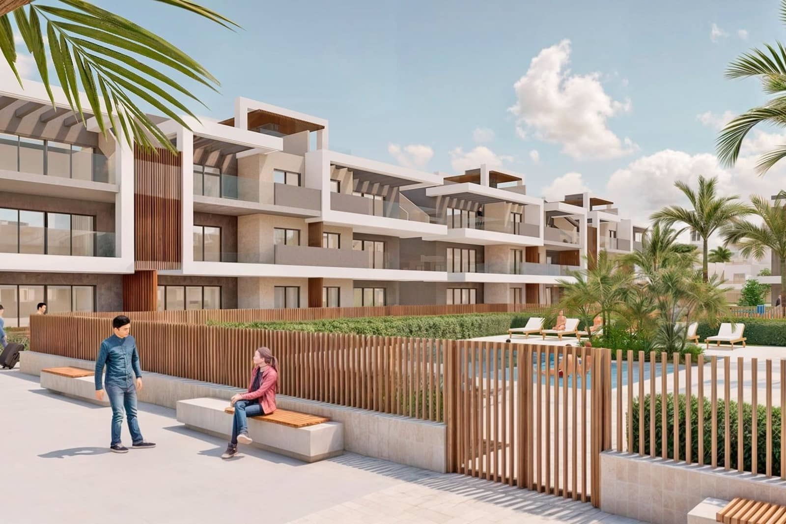 2 soveværelse Lejlighed til salg i Torre de la Horadada med swimmingpool - € 479.900 (Ref: 9841552)