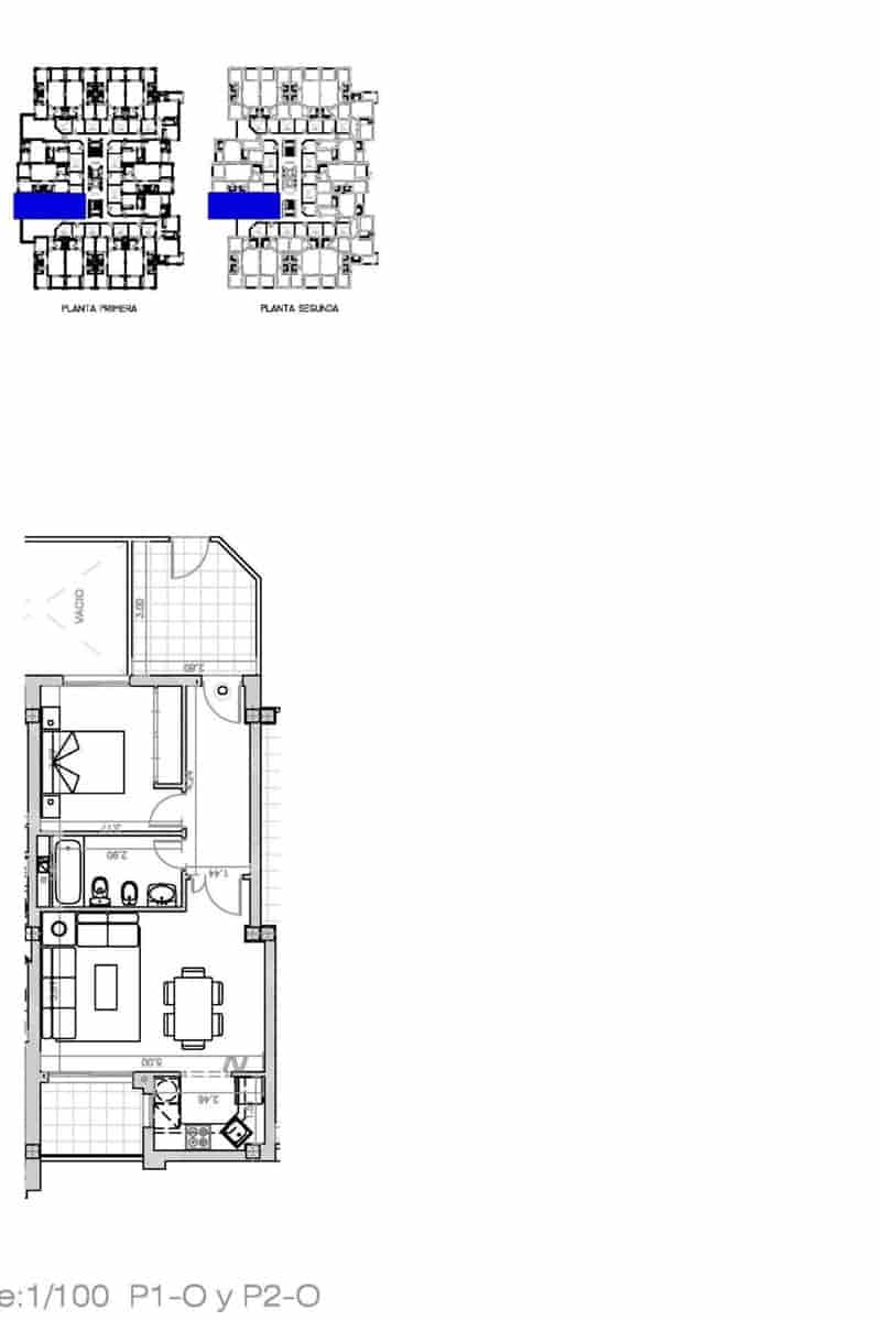 1 makuuhuone Huoneisto myytävänä paikassa Los Dolses mukana uima-altaan - 150 500 € (Ref: 9847572)