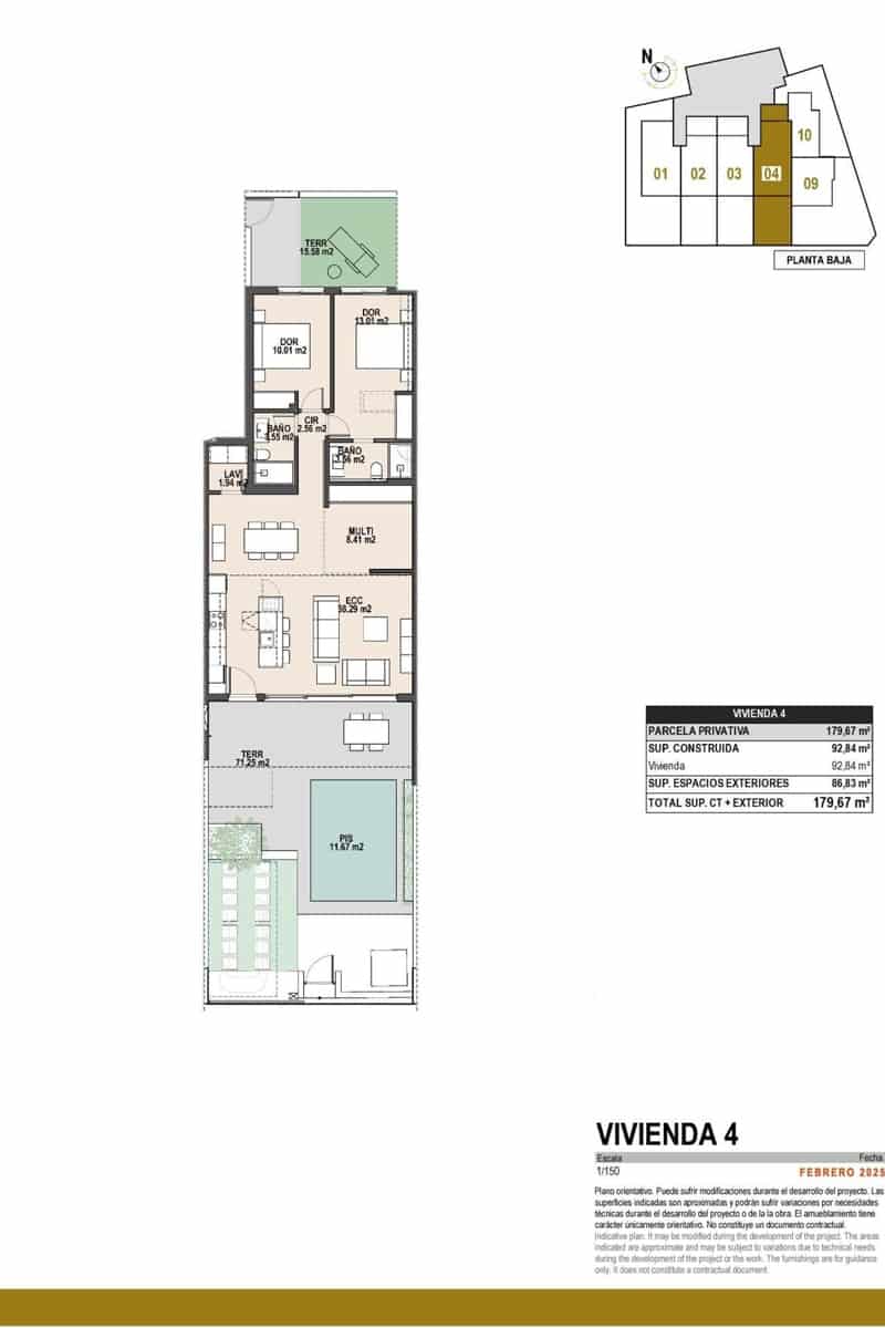 3 chambre Maison de Ville à vendre à Pilar de la Horadada avec piscine - 459 000 € (Ref: 9858623)
