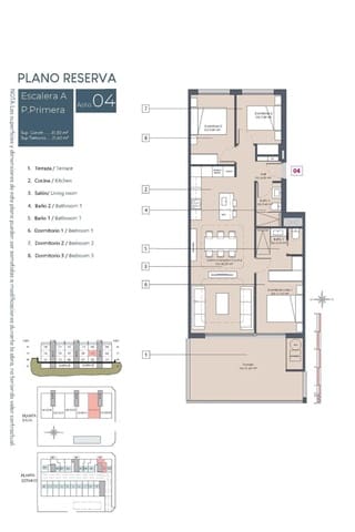 3 sypialnia Apartament na sprzedaż w Benijófar z basenem - 349 900 € (Ref: 9858625)