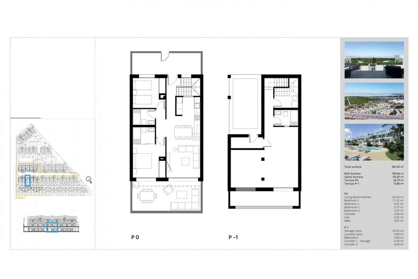 2 soveværelse Lejlighed til salg i Los Balcones med swimmingpool - € 330.000 (Ref: 9867664)