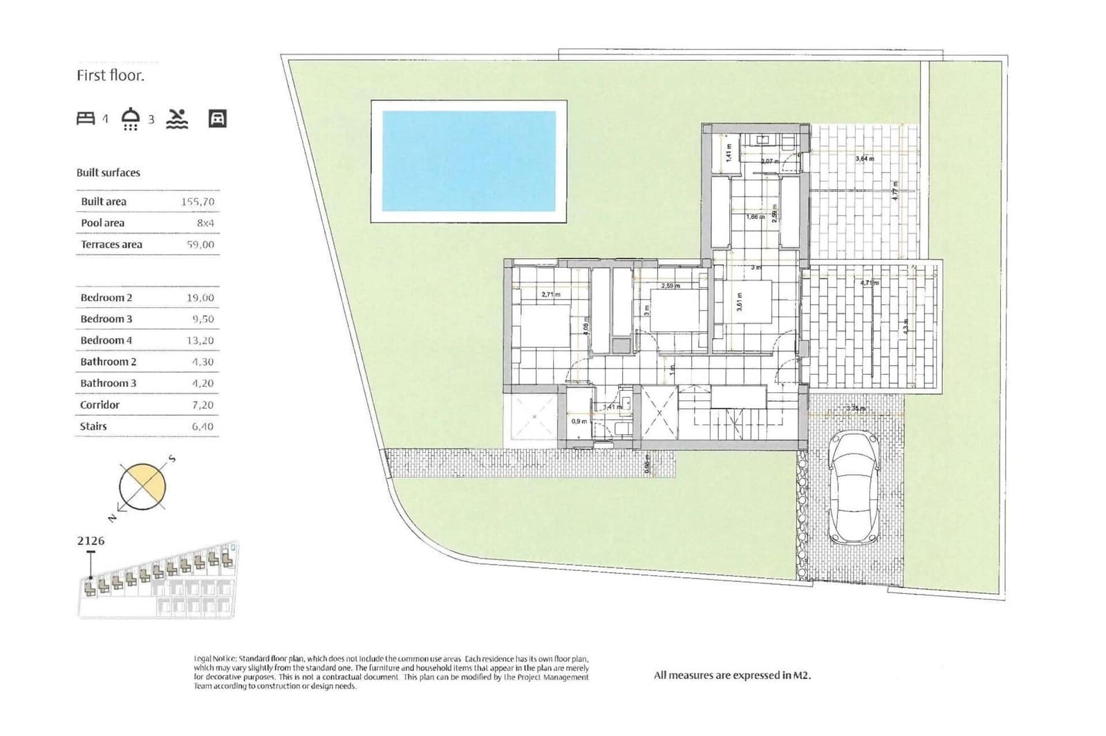 4 sypialnia Willa na sprzedaż w Algorfa z basenem - 669 000 € (Ref: 9883579)