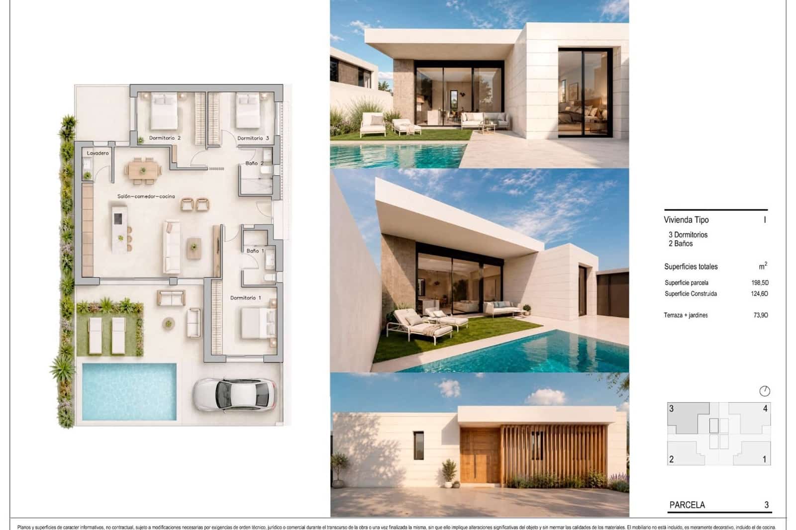 3 quarto Moradia para venda em Pilar de la Horadada com piscina - 475 000 € (Ref: 9895265)