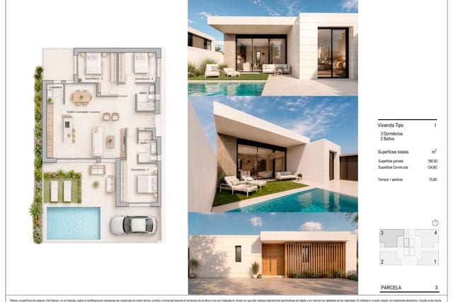 3 quarto Moradia para venda em Pilar de la Horadada ciudad, Pilar de la Horadada com piscina - 475 000 € (Ref: 9895265)
