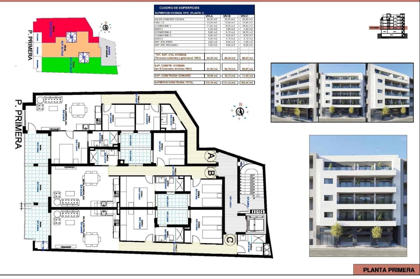 2 soveværelse Lejlighed til salg i Torrevieja med swimmingpool - € 299.000 (Ref: 9914929)