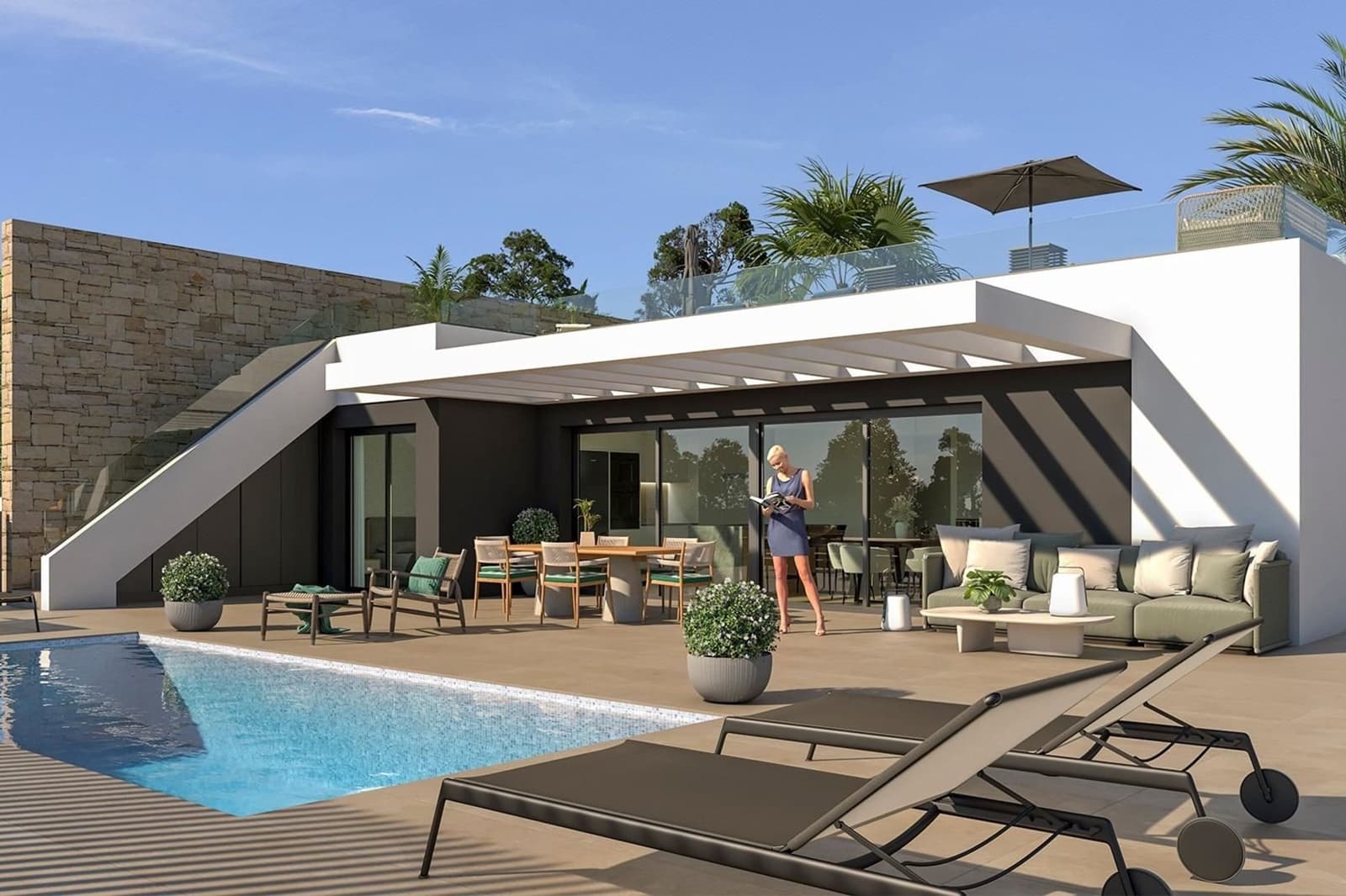 3 soveværelse Villa til salg i Alicante by med swimmingpool - € 570.000 (Ref: 9914930)