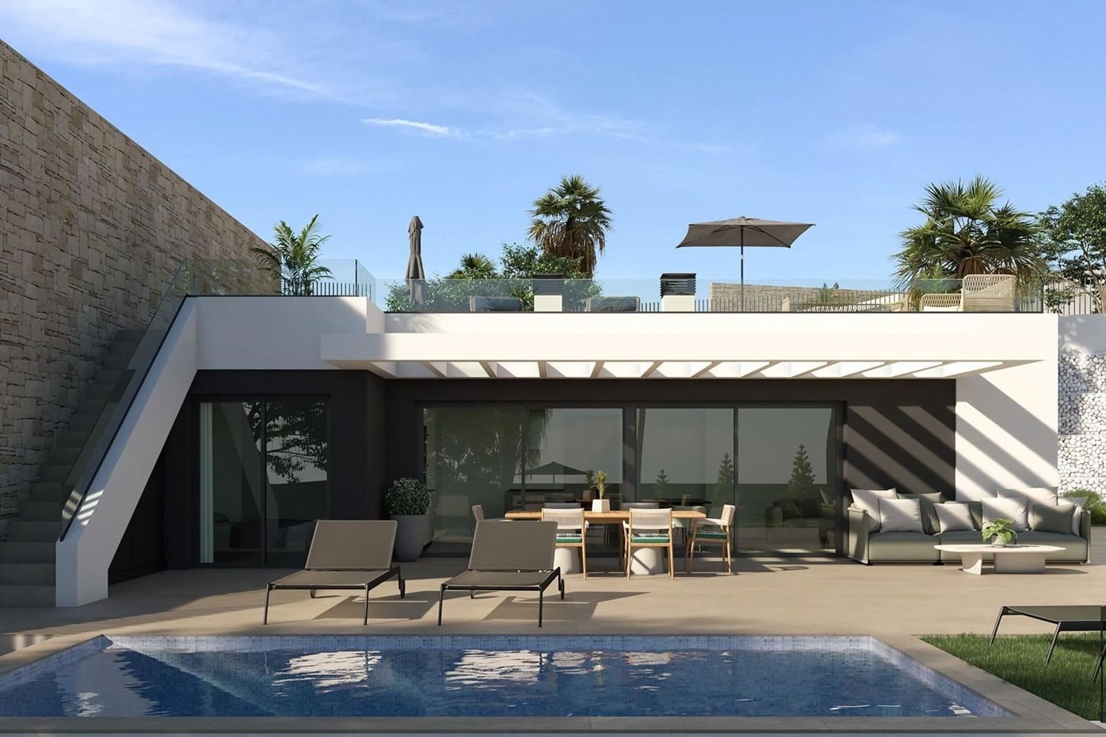 3 soveværelse Villa til salg i Alicante by med swimmingpool - € 570.000 (Ref: 9914930)