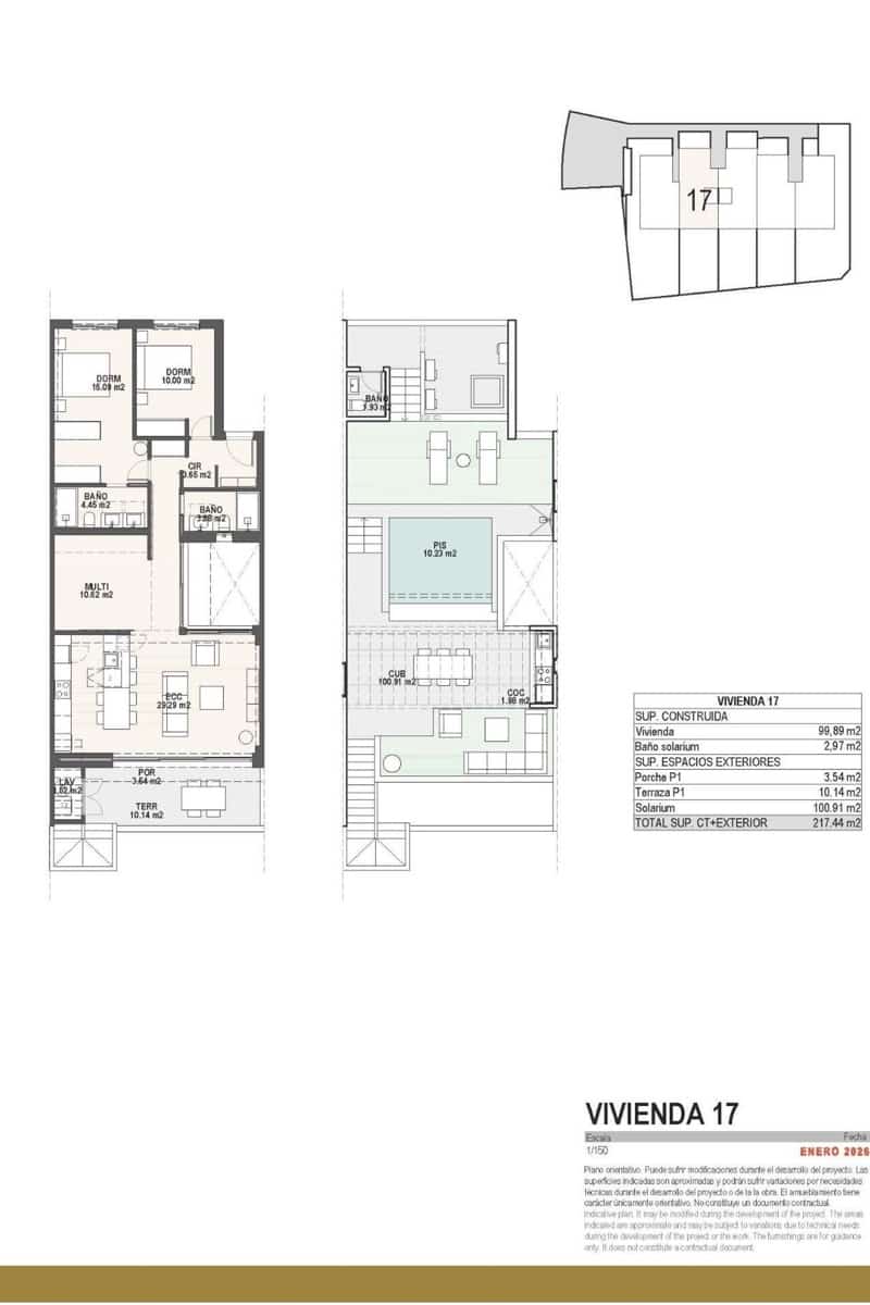 3 soveværelse Byhus til salg i Pilar de la Horadada med swimmingpool - € 439.000 (Ref: 9981345)
