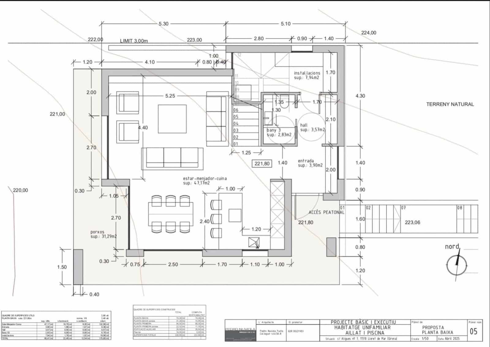 3 slaapkamer Villa te koop in Lloret de Mar met zwembad garage - € 475.000 (Ref: 10028909)