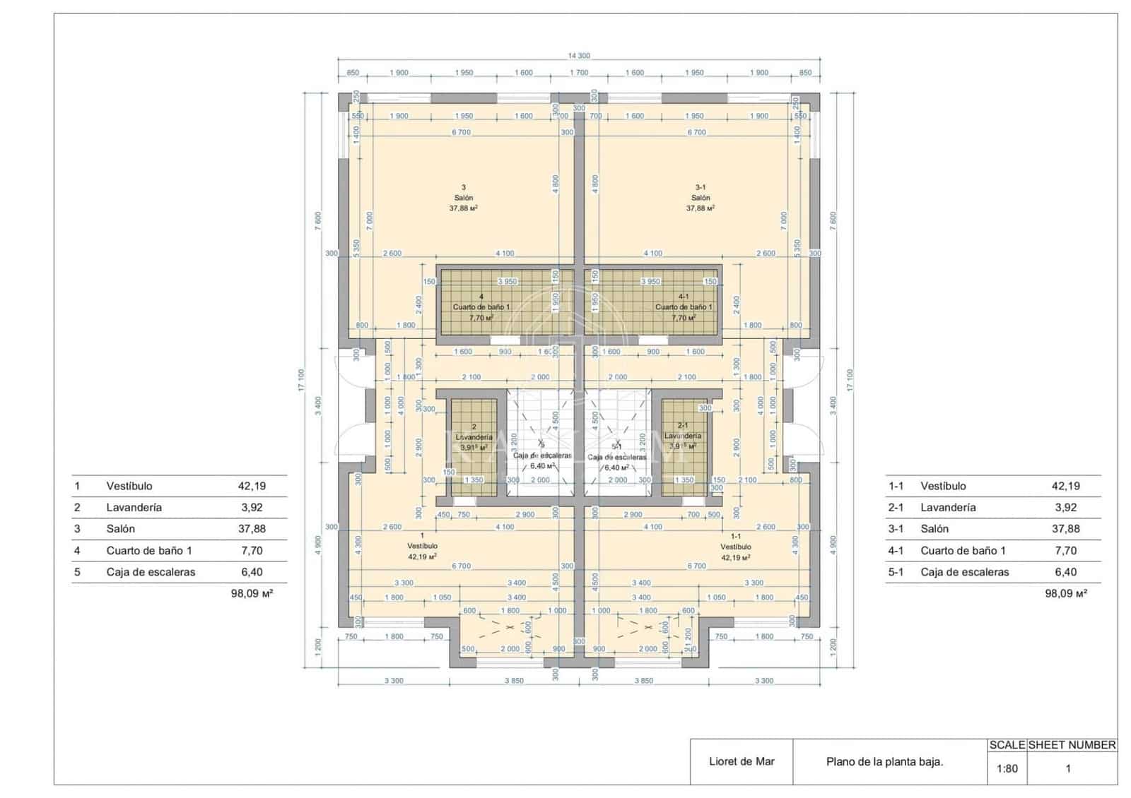 3 soverom Kjedet enebolig til salgs i Lloret de Mar med svømmebasseng garasje - € 830 000 (Ref: 9763624)
